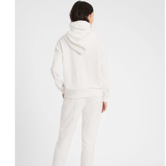 Banana Republic - Hoodie with cowl neck, creamy white, Women’s size XS - Picture 6 of 11